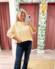 Downtown Girl Sweater-Natural