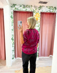 Maribel Floral Tie Top