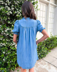Denim Roots Mini Dress