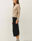 Soft Embrace Crewneck Sweater-Mushroom