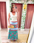 Artisan Mosaic Maxi Skirt
