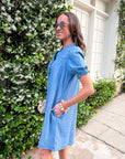 Denim Roots Mini Dress