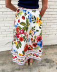 Floral Moment Midi Skirt