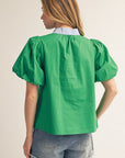 Meet Me in Cabo Top-Kelly Green