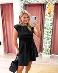 Timeless Era Mini Dress-Black
