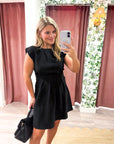 Timeless Era Mini Dress-Black