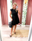 Timeless Era Mini Dress-Black