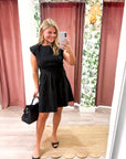 Timeless Era Mini Dress-Black