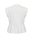 Harbor Heirloom Top-White/Gray