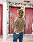 Gentle Days Ribbed Cardigan-Mocha