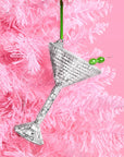 Disco Martini Ornament