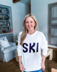 Ski Sport Sweater-White/Navy