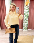 Downtown Girl Sweater-Natural