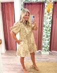 Evie Puff Sleeve Mini Dress