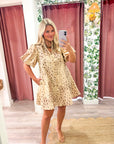 Evie Puff Sleeve Mini Dress