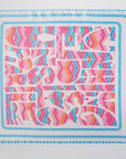 Abstract Tribal Bandana Scarf-Pink