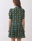 Baby Blossom Mini Dress-Brown