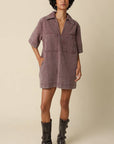 Rosie Washed Collared Mini Dress