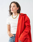 Iris Golden Bead Necklace