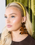 Cecilia Dangle Earrings-Tortoise