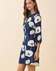 Poppy Motif Dress