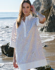 Floral Horizon Shirt Dress