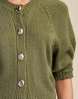 Sunny Days Sweater Cardigan-Olive