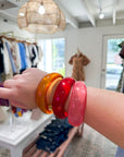Tropical Resin Bangle Set
