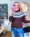 Snow Blast Patterned Sweater