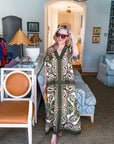 The Marbella Paisley Maxi Dress-Olive