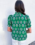 Floral Fancy Ruffle Top
