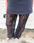 Island Chic Lace Pants Set