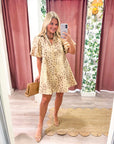 Evie Puff Sleeve Mini Dress