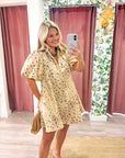 Evie Puff Sleeve Mini Dress