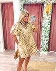 Evie Puff Sleeve Mini Dress