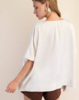 New Favorite Oversized Top-Ivory