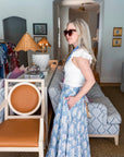 Coastal Wildflower Tiered Maxi Skirt