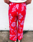 Blush Blossom Wide Leg Pants