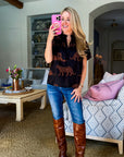 PREORDER: Zenzi Jungle Smocked Top