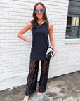 Island Chic Lace Pants Set