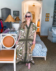 The Marbella Paisley Maxi Dress-Olive