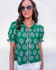 Floral Fancy Ruffle Top