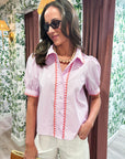 Savannah Scallop Top