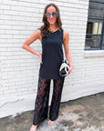 Island Chic Lace Pants Set