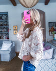 Rich Velvet Floral Top
