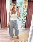 Maritime Stripe Barrel Pants