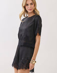 Soft Romance Satin Top