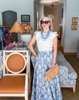 Coastal Wildflower Tiered Maxi Skirt
