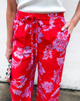 Blush Blossom Wide Leg Pants