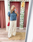 Darling Denim Puff Sleeve Jacket